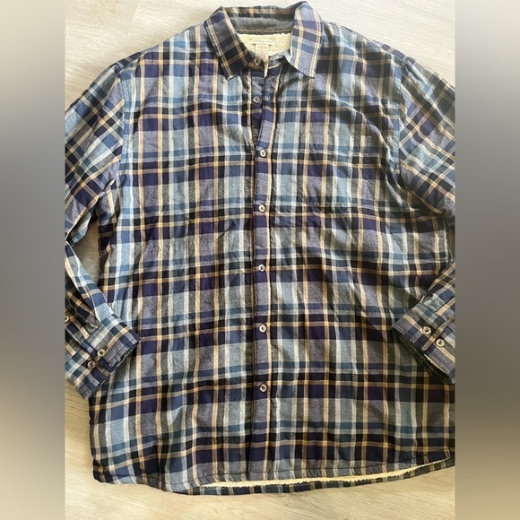 Carbon 2 Cobalt Sherpa Lined Flannel - Picture 2 of 10